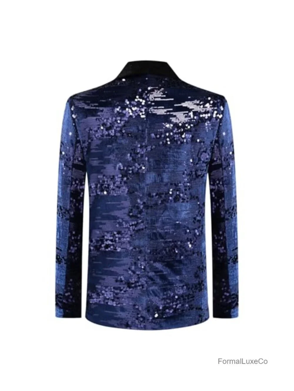 Mens Shiny Sequin Suit Jacket Shawl Lapel Blazer Tuxedo Sport Coat Party